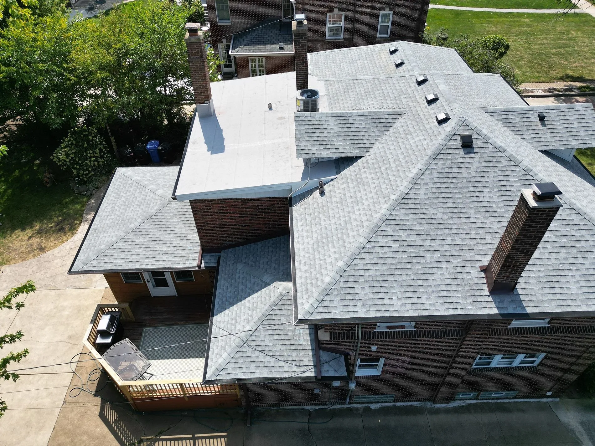 Low-Slope and Steep-Slope Roof in Beverly, project view 1
